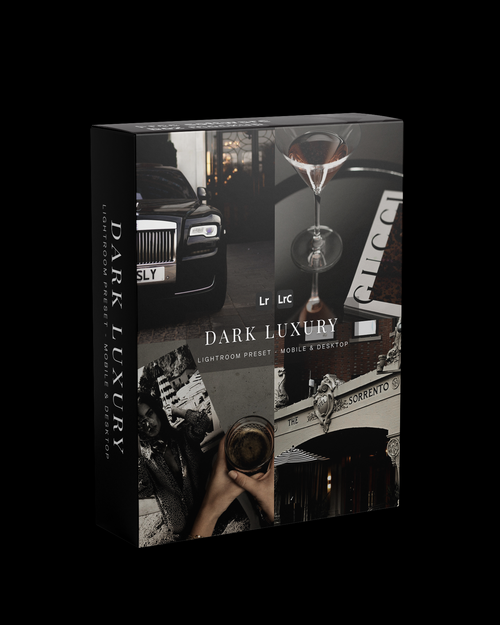 Dark Luxury + Old Money - Lightroom Preset