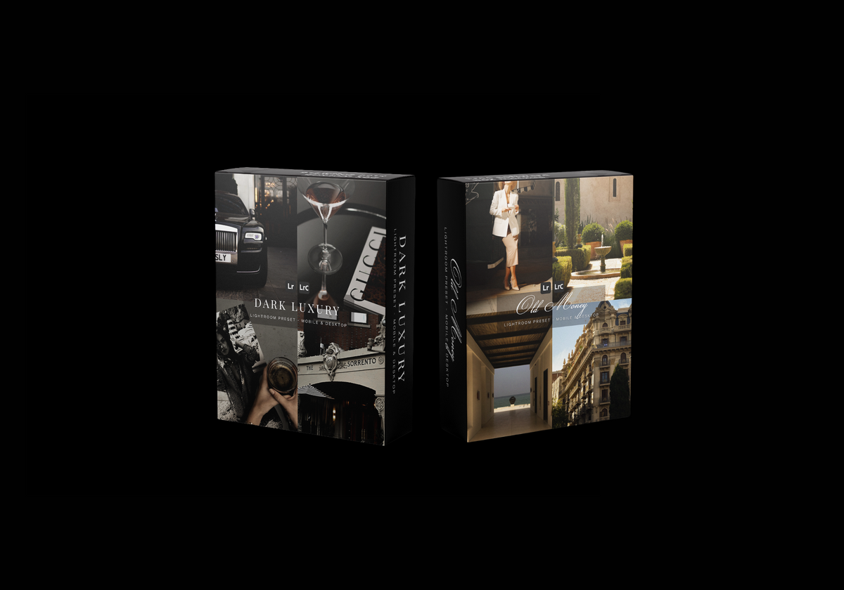 Dark Luxury + Old Money - Lightroom Preset